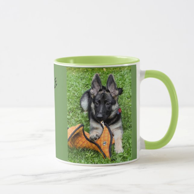 GERMAN SHEPHERD PUPPY MUG (Right)