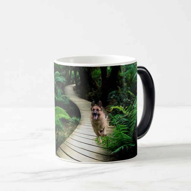 German Shepherd Rain Forest Magic Mug (Front Right)