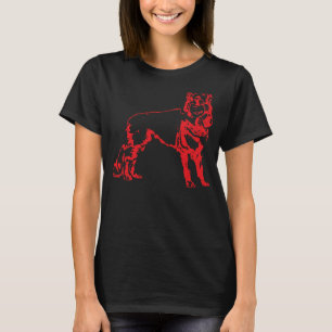 German Shepherd Red T-Shirt