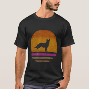 German Shepherd  Retro Style T-Shirt