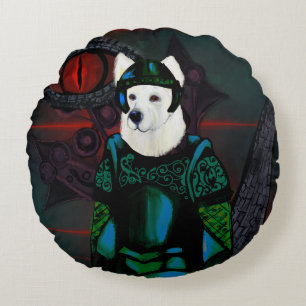 German Shepherd Round Pillow
