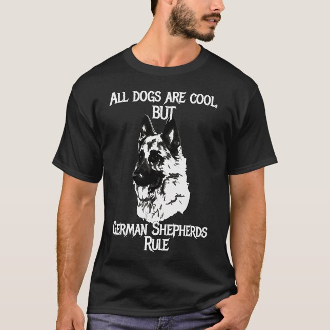 German Shepherd Rule Dog T-Shirt (Front)
