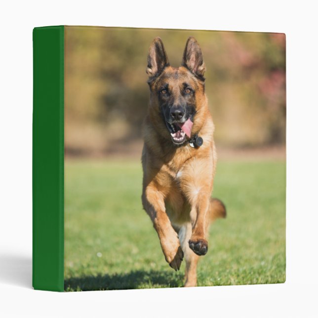 German Shepherd Running Binder (Front/Spine)