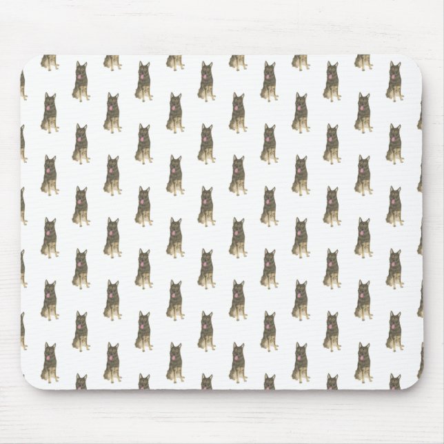 German Shepherd (Sable) Mouse Pad (Front)