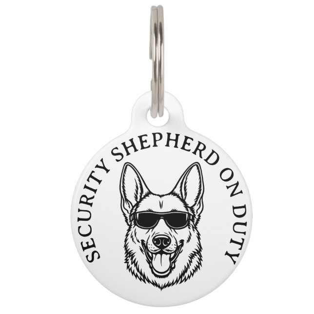 German Shepherd Security ID Tag (Front)