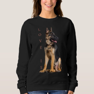 German Shepherd Shepard Dog Mom Dad Love Pet   1 Sweatshirt