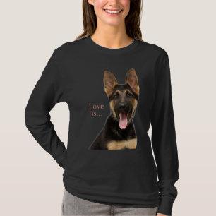 German Shepherd Shepard Dog Mom Dad Love Pet T-Shirt