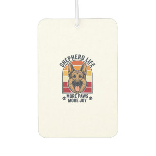 German Shepherd Shirt Retro Engraving Dog Lover Gr Air Freshener