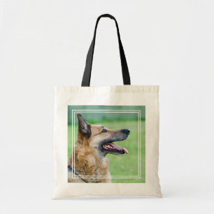 German Shepherd Side Portrait Tote Bag