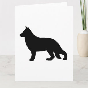 german shepherd silo black card