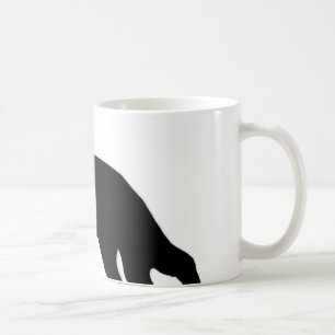 german shepherd silo black coffee mug