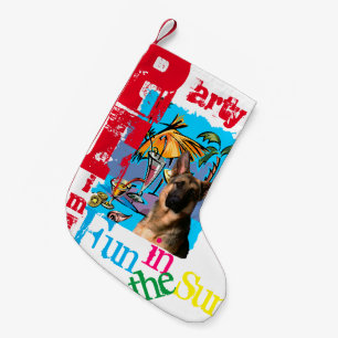 German Shepherd Small Christmas Stocking