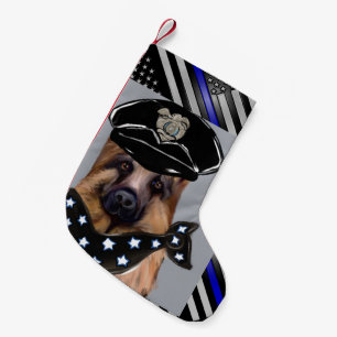 GERMAN SHEPHERD SMALL CHRISTMAS STOCKING
