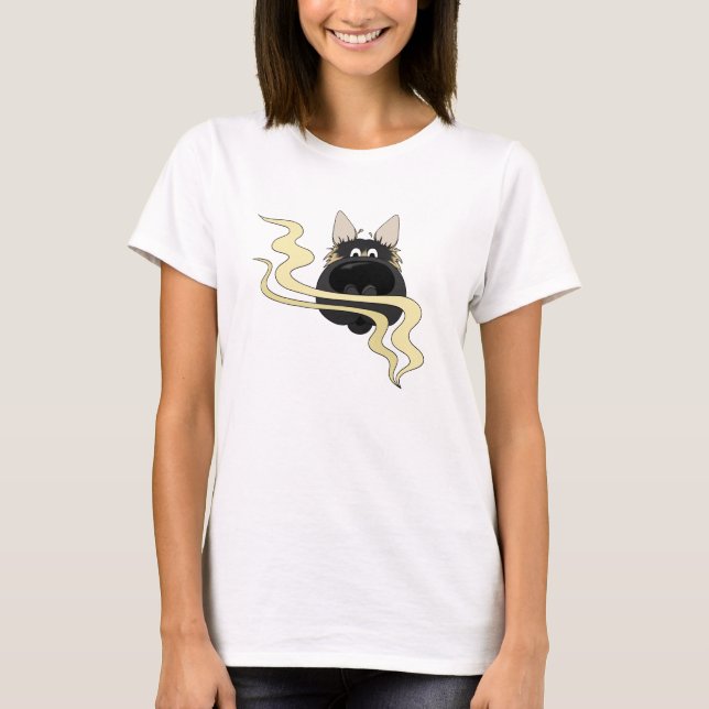 German Shepherd Sniff Work T-Shirt (Front)