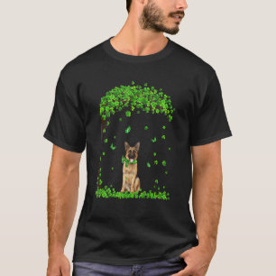 German Shepherd St Patricks Day Irish Shamrock Do T-Shirt