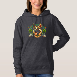 German Shepherd St Patrick's Day Shepherd Dog Gift Hoodie