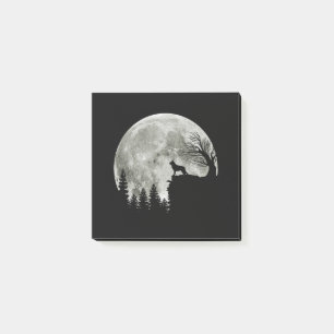 German Shepherd Standing On Mountain Halloween Post-it Notes