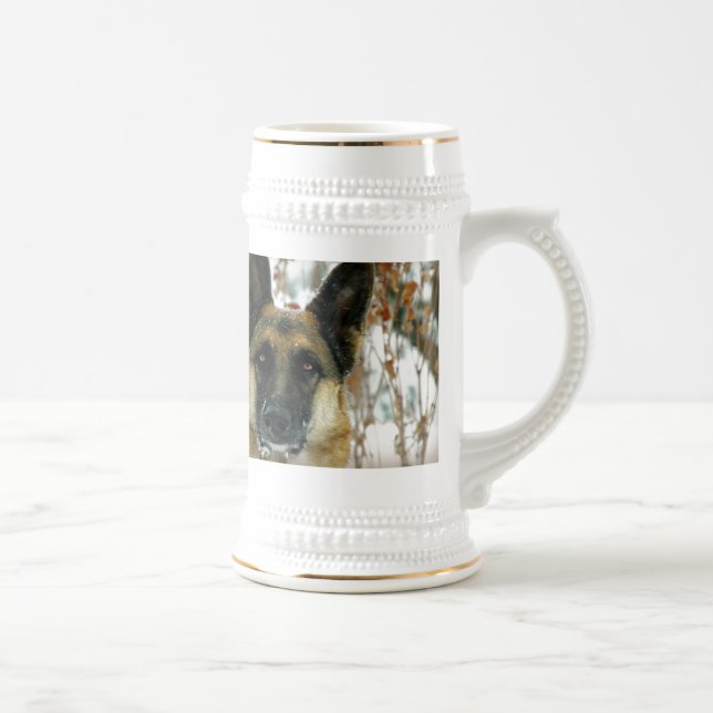 German Shepherd Stein (Right)