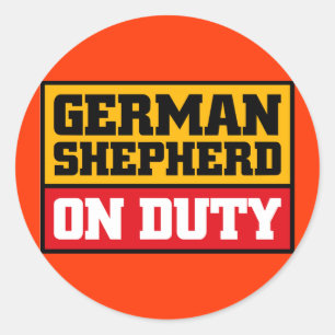 german shepherd sticker