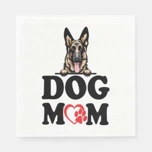 German Shepherd Stickers - German Shepherd Dog Mom Napkin