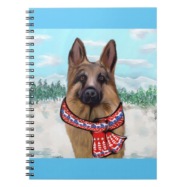German Shepherd Sweden Notebook (Front)