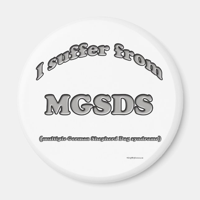 German Shepherd Syndrome - Magnet (Front)