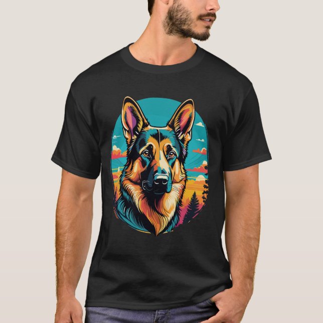 German Shepherd T-Shirt (Front)