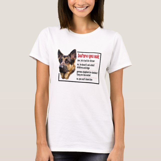 German Shepherd T-Shirt (Front)