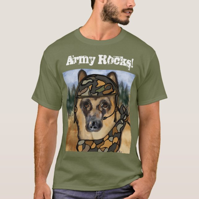 GERMAN SHEPHERD     T-Shirt (Front)