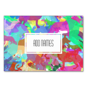German Shepherd Tablecards Table Number