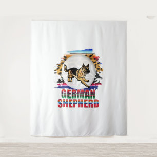 German Shepherd Tapestry