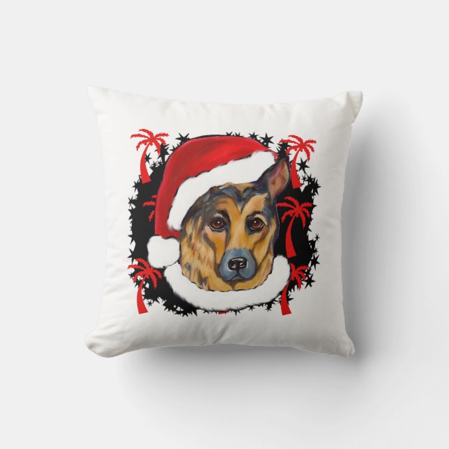 GERMAN SHEPHERD THROW PILLOW (Front)