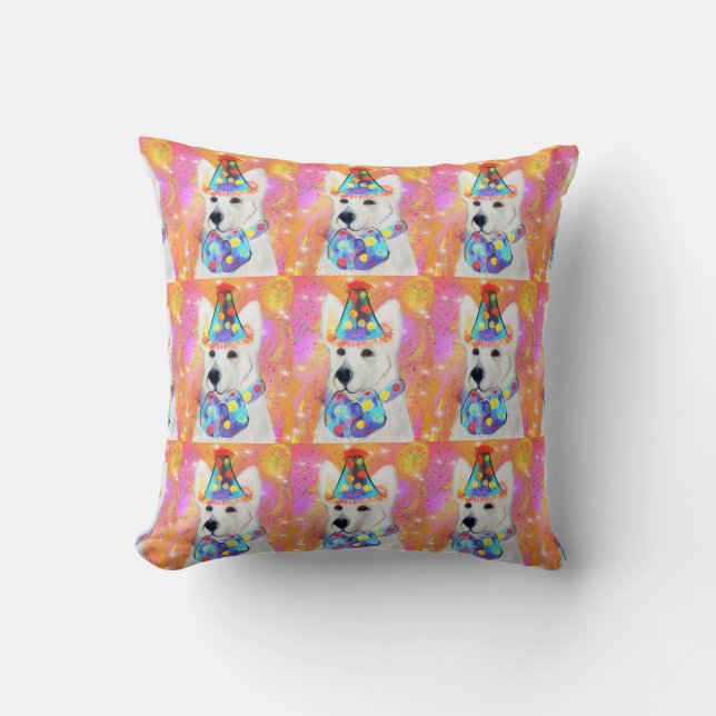 German Shepherd       Throw Pillow (Front)