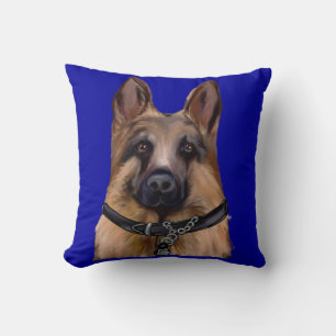 German Shepherd Throw Pillow