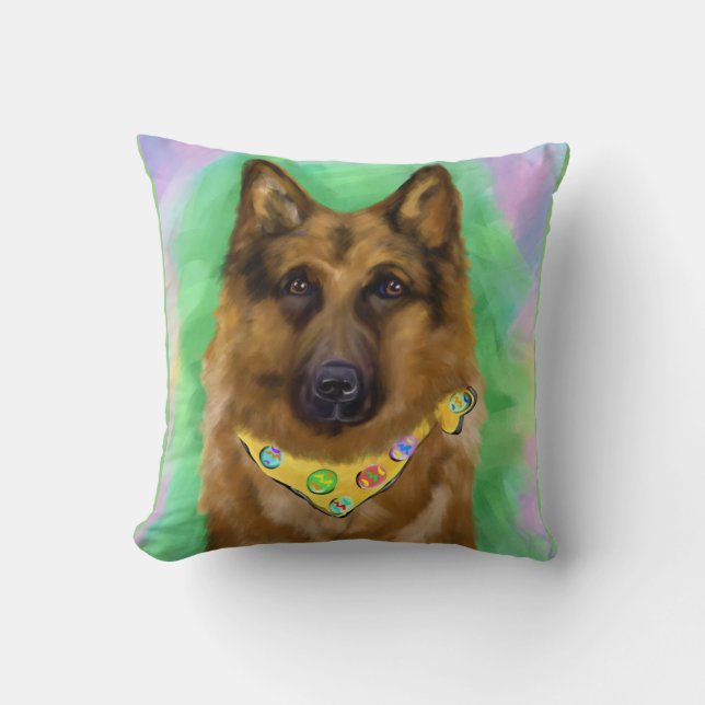 GERMAN SHEPHERD   THROW PILLOW (Front)