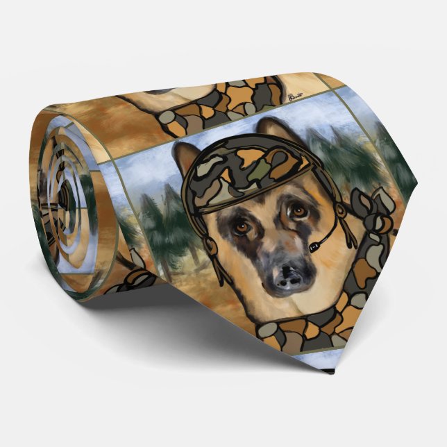 GERMAN SHEPHERD        TIE (Rolled)