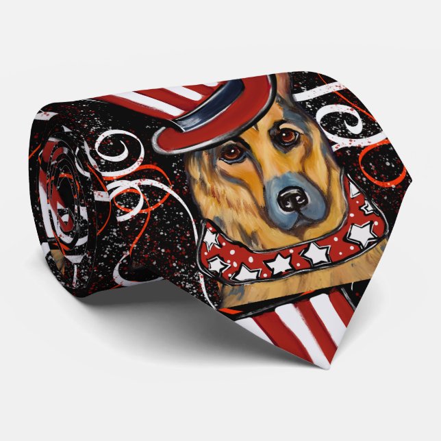 German Shepherd        Tie (Rolled)