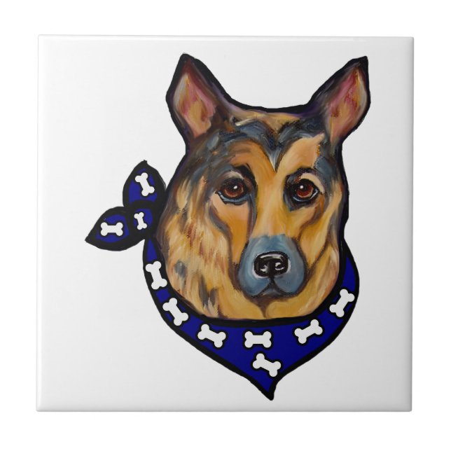 GERMAN SHEPHERD TILE (Front)