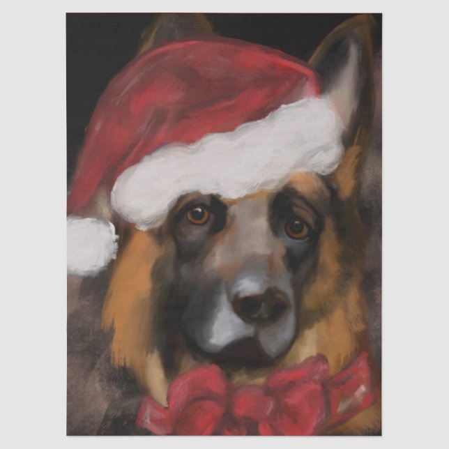 German Shepherd  Tissue Paper (Front)