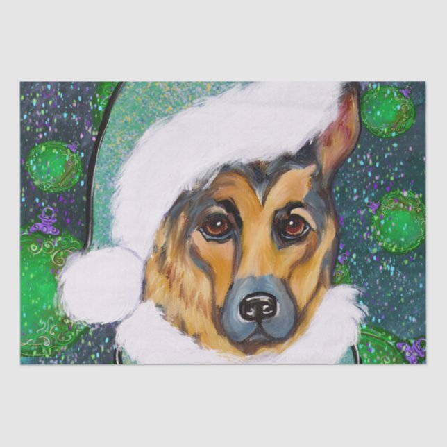 GERMAN SHEPHERD   TISSUE PAPER (Front)