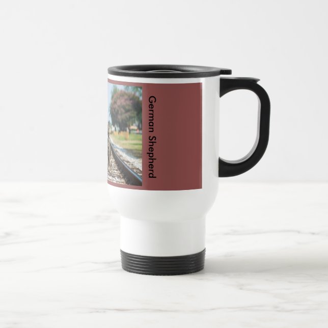 German Shepherd Travel Mug (Right)