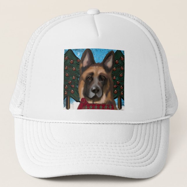 German Shepherd  Trucker Hat (Front)