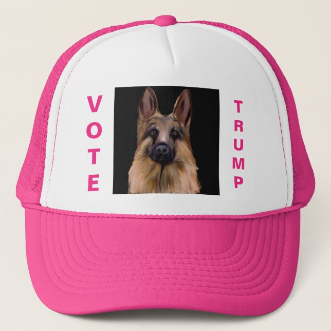 German Shepherd Trucker Hat (Front)