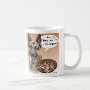 German Shepherd Turkey Coffee Mug