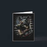 German Shepherd Usa Flag Patriotic Shepherd  Card<br><div class="desc">German Shepherd Usa Flag Patriotic Shepherd</div>