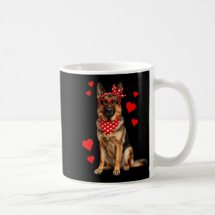 German Shepherd Valentines Day Dog Lover Heart Coffee Mug