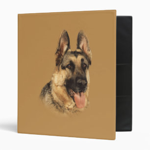 German Shepherd Very Handsome Binder