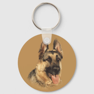 German Shepherd Very Handsome Keychain