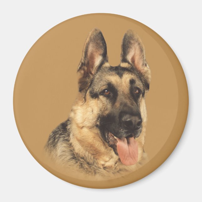 German Shepherd Very Handsome Magnet (Front)