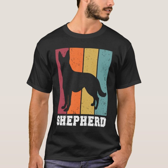 German shepherd Vintage  2 T-Shirt (Front)